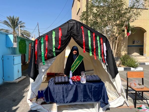 استقبال مدارس دشتی از شهید گمنام