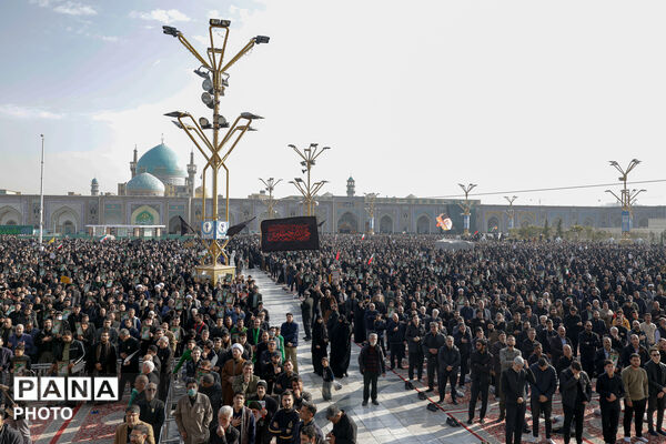 مجلس عزای شهادت رهبر معظم انقلاب (ره) در حرم مطهر رضوی
