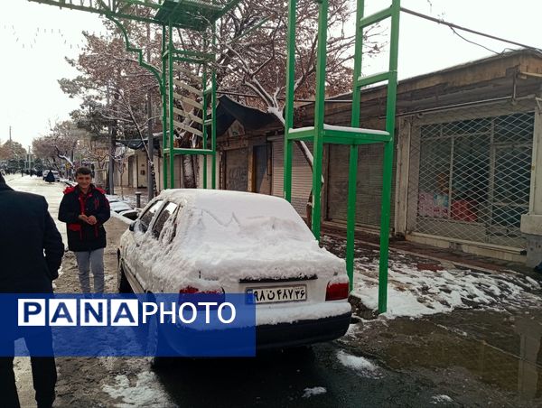 برف میهمان کاشمر شد