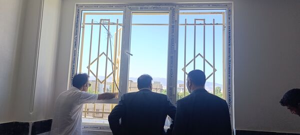 بازدید مدیرکل نوسازی، توسعه و تجهیز مدارس خراسان شمالی از پروژه مدرسه بصیرت آشخانه 