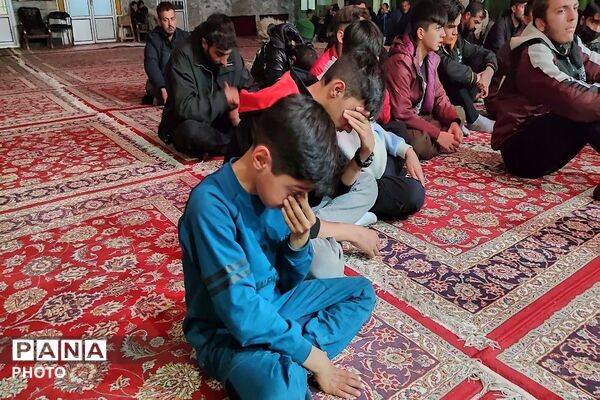 مراسم شهادت قائد امت در شهر بار نیشابور