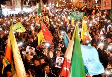 تجمع بزرگ مردمی بیعت با سومین رهبر انقلاب امام آیت‌الله سید مجتبی خامنه ای در یاسوج