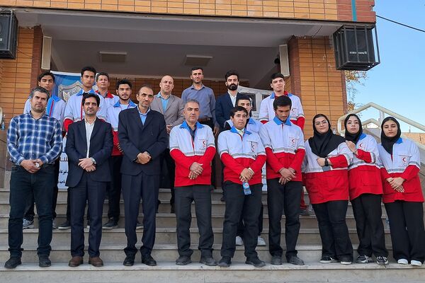 مراسم پدافند غیرعامل در دبیرستان بشارت بهارستان‌دو 