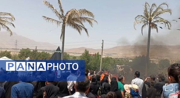 مراسم خیمه سوزان در شهر طاقانک