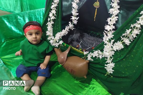 طنین لالایی عاشورایی در همایش شیرخوارگان حسینی شهر لپویی