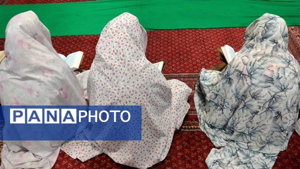 جلوه بندگی در محراب نوجوانی؛ اعتکاف دختران در مسجد حضرت محمد(ص)