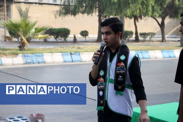 موکب‌ عشاق‌الحسین سازمان دانش‌آموزی، میزبان جاماندگان اربعین حسینی در هرمزگان