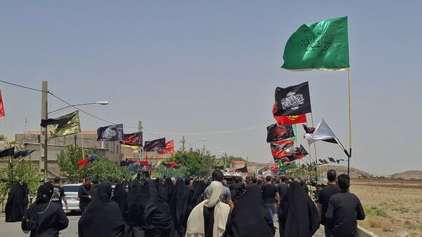 سوگواری روز عاشورا در شهر کهک قم