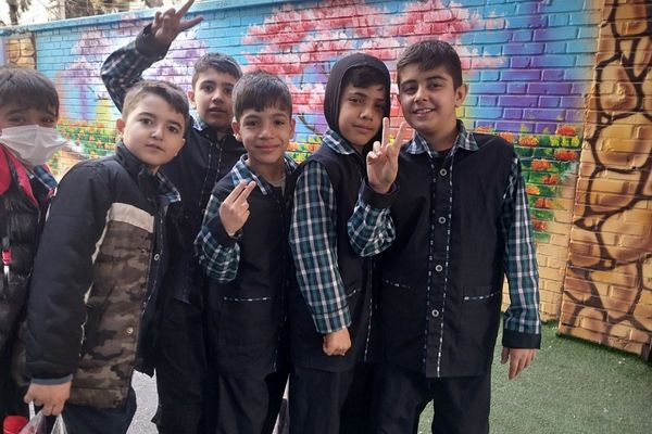 حضور پرشور دانش‌آموزان دبستان هیأت امنایی شهید قلنبر در اردوی کانون ری