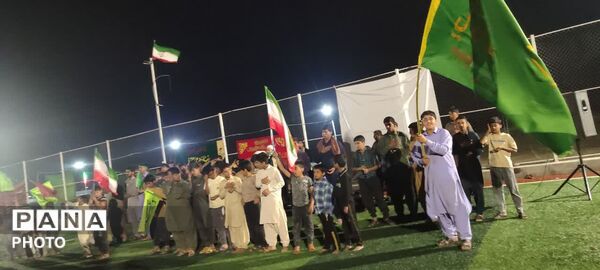 مراسم سوگواری رهبر شهید امام قائد در روستای زیارت پیرکرکان قلعه‌گنج 