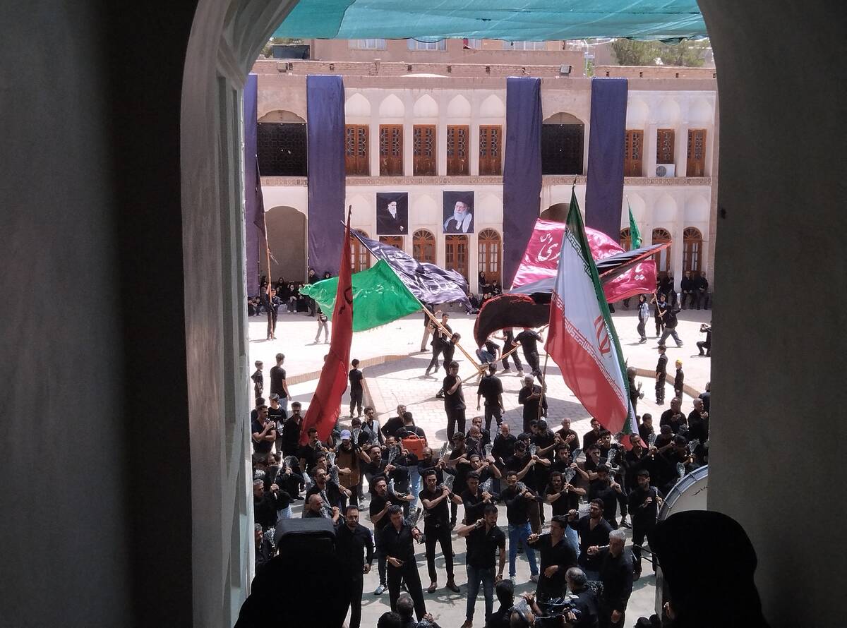 عزاداری هیات بیرجند در حسینیه امام رضا (ع) 
