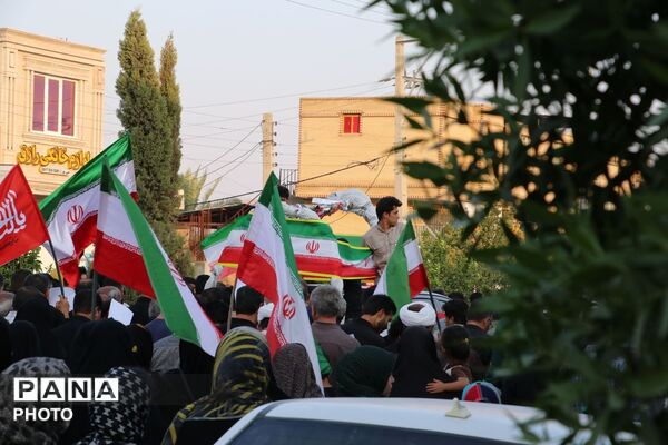 بار دیگر قلب ایران داغدار شد؛ آیین تشییع در حاجی‌آباد