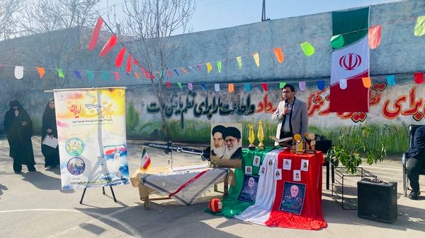  افتتاحیه مسابقات ورزشی بین‌مدرسه‌ای «جام اقتدار ایران» در آموزشگاه دخترانه تکتم