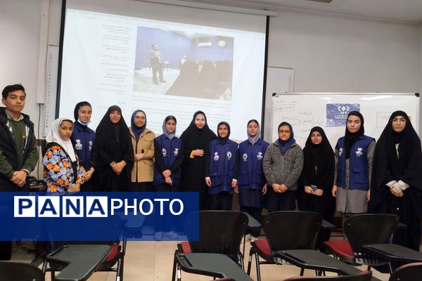 جلسه توانمند سازی دانش آموزان خبرنگاران پانا شهرستان قدس