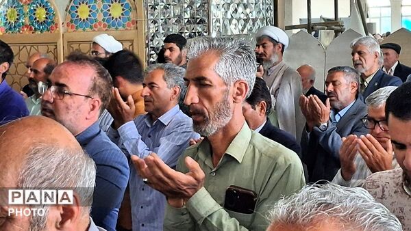 اقامه نماز باران در کاشمر
