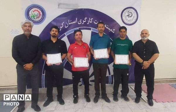 مسابقات دارت کارگران استان کرمان