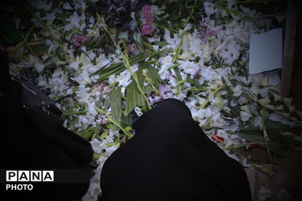 تشییع و تدفین پیکر شهید امیرحسن کاظمی