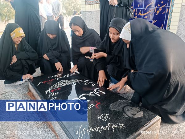 برگزاری مراسم غبارروبی گلزار شهدای بوموسی 