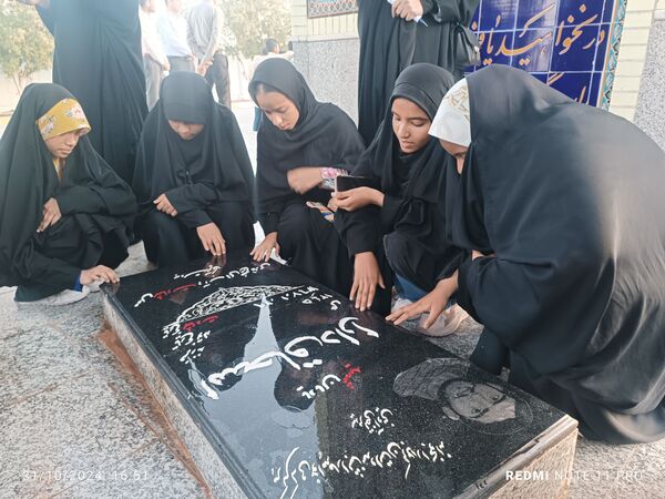 برگزاری مراسم غبارروبی گلزار شهدای بوموسی 