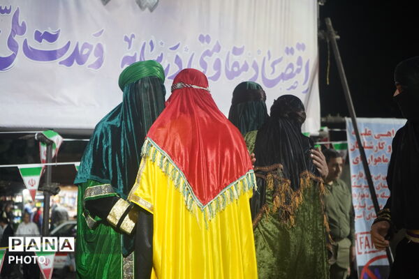 نود و پنجمین شب اجتماع مردمی در آستانه عید غدیر با شور ولایت