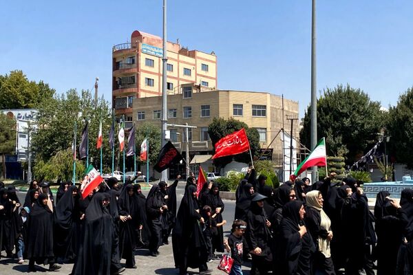 راهپیمایی جاماندگان اربعین با حضور پرشور مردم پیشوا