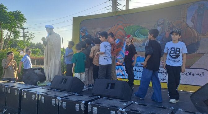 برگزاری جشن عید غدیر خم در بوستان‌ همگام