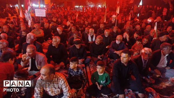 طنین نوای یا حسین (ع) در دومین شب از ماه محرم در نورآباد