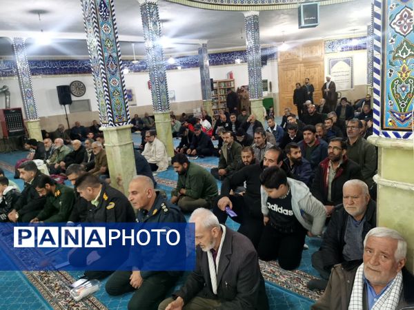 مراسم گرامیداشت شهدای جبهه مقاومت در فیروزکوه