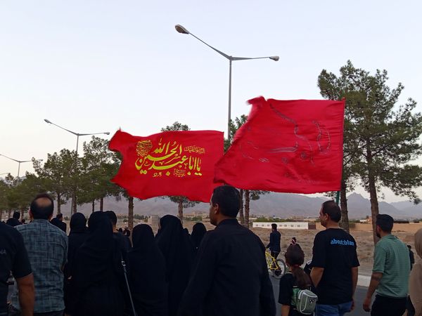 پیاده روی جاماندگان اربعین در کاشمر