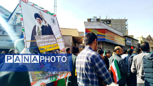  حضور پرشور مردم شیراز در چهل و هفتمین سالگرد پیروزی انقلاب اسلامی ایران 