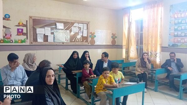 آیین افتتاحیه طرح حامی در دبستان نیک‌آیین یک