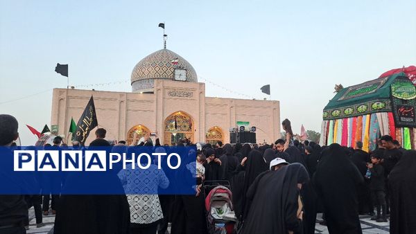 عزاداری هیئت‌های مذهبی در بارگاه منور امام زاده محمد عابد کاخک