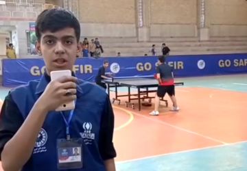 برگزاری مسابقات تنیس روی میز در سالن فاطمه الزهرا (س) ناحیه دو شهرری 