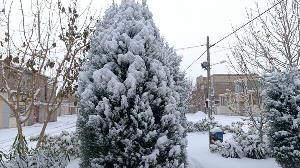 بارش زیبای برف پاییزی در شهرستان نیشابور 