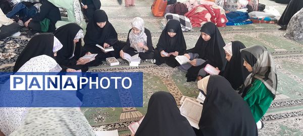 اعتکاف دانش‌آموزی در شهرستان ارسنجان