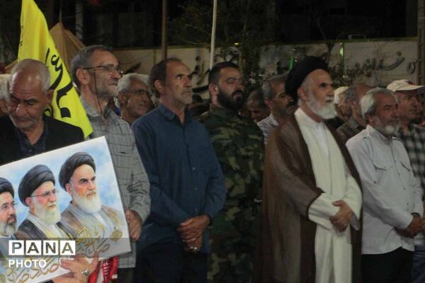نوای همدلی اسفراین با کودکان شهید میناب؛ تلاوت قرآن و نماز استغاثه برای مردم جنوب ایران