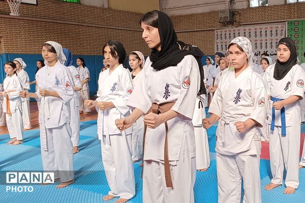 مسابقات کاراته «میدان پویا» ویژه دختران و پسران در سالن سیزده آبان ورامین