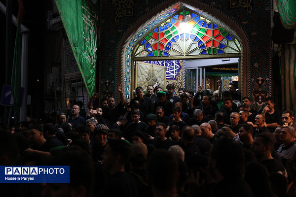 عزاداری شب عاشورا در محله دولت آباد تهران