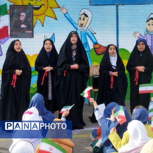 پنجمین سالگرد سردار قاسم سلیمانی در مدرسه شهید خاقانی شیروان