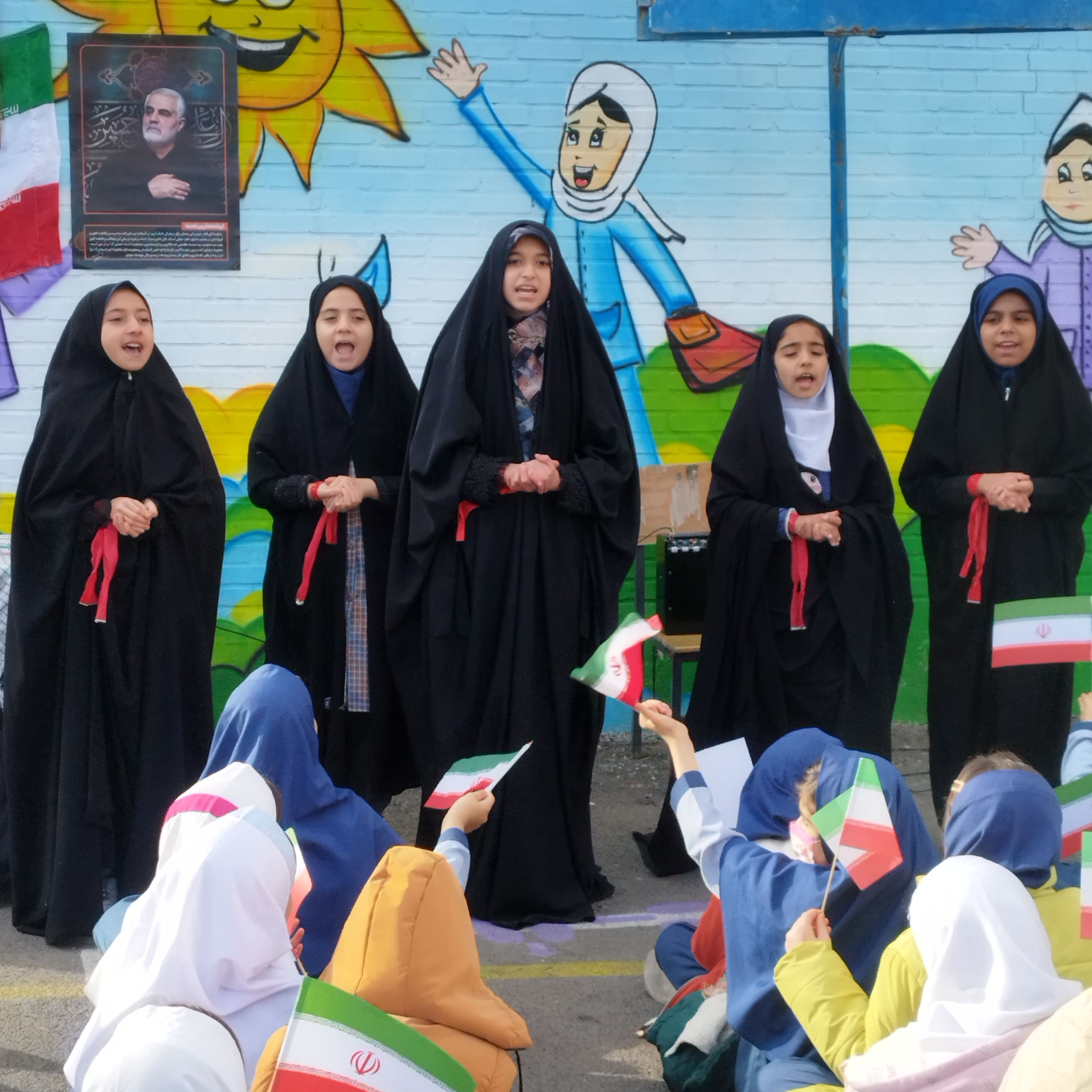 پنجمین سالگرد سردار قاسم سلیمانی در مدرسه شهید خاقانی شیروان