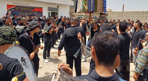عزاداری در روستای مومن آباد قم