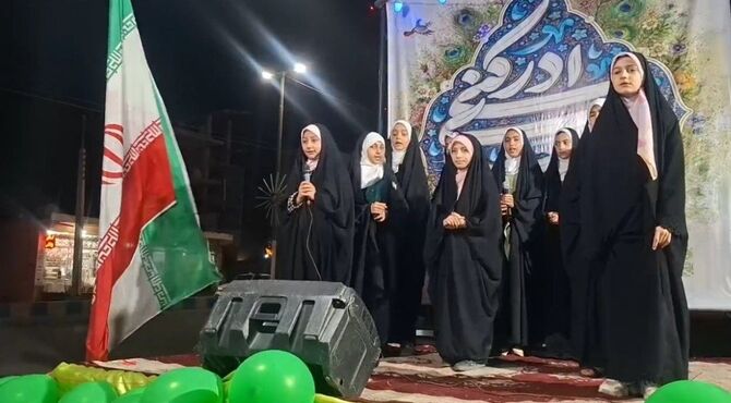 برگزاری مراسم بیعت با امام زمان(عج) در باباحیدر