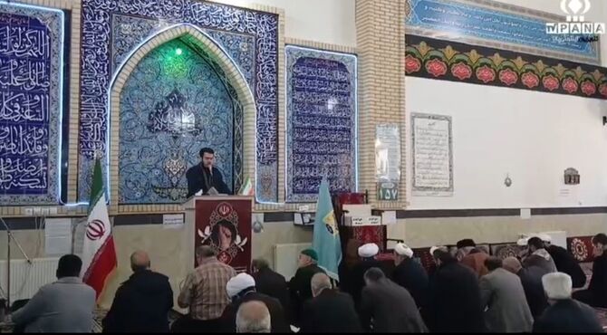  مراسم چهلم رهبر شهید در نماز جمعه