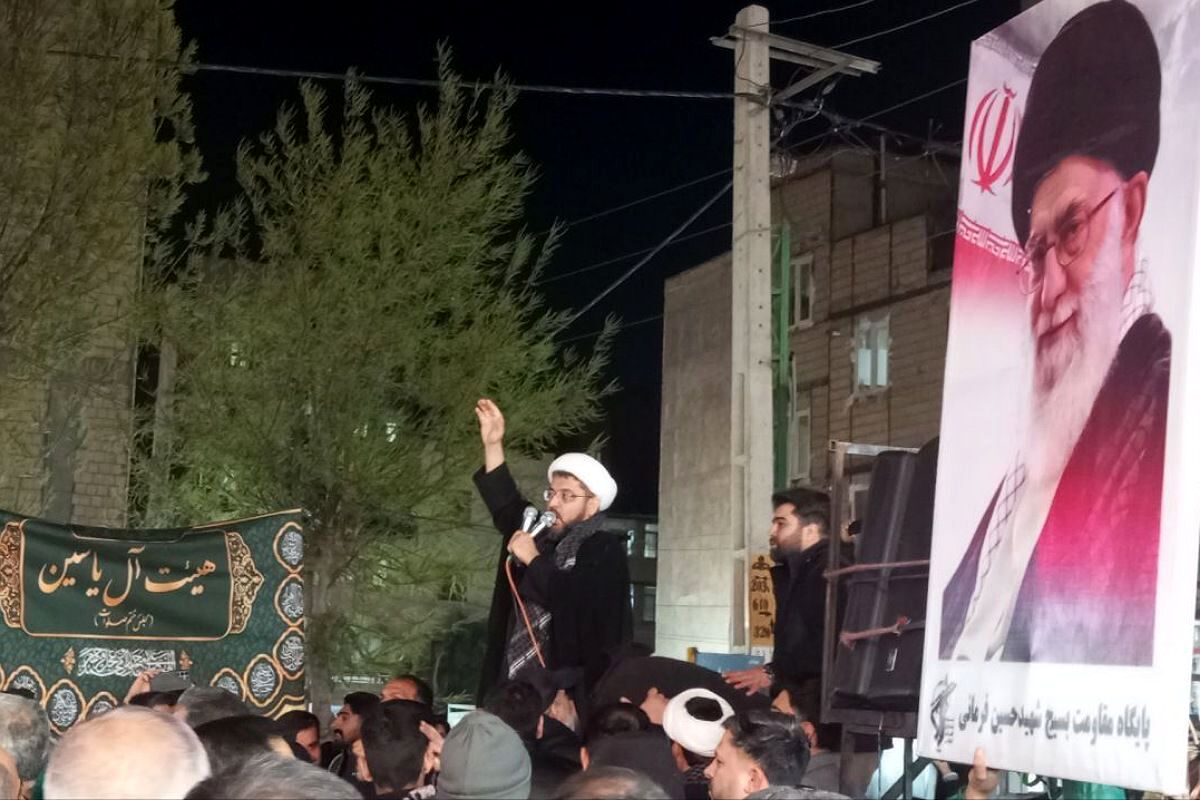 خروش عظیم مردم نصیر شهر در دسته عزاداری شهادت آیت الله امام خامنه ای (قدس سره)