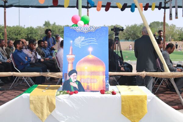 آیین افتتاحیه بزرگترین زمین چمن مصنوعی آموزش و پرورش خراسان رضوی در حاشیه شهر مشهد 