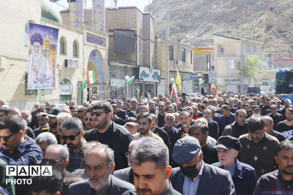 تشییع باشکوه پیکر مطهر شهید والامقام احسان اسفندیار در فیروزکوه