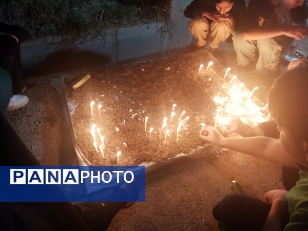 شمع‌های ماتم شام غریبان در لرستان