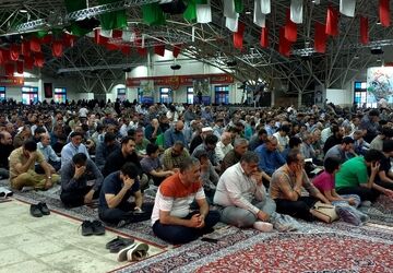 برگزاری مراسم دعای عرفه در گلستان شهدای اصفهان 