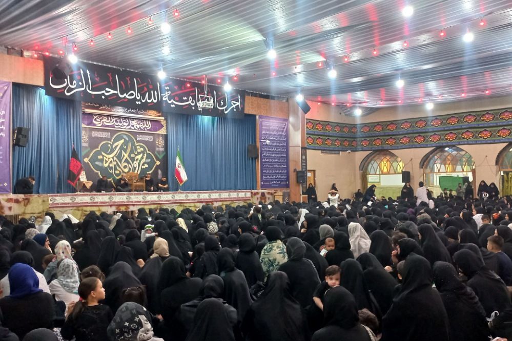 مراسم عزاداری شیرخوارگان حسینی در حرم مطهر امام زاده جعفربن موسی الکااظم (ع) شهرستان پیشوا