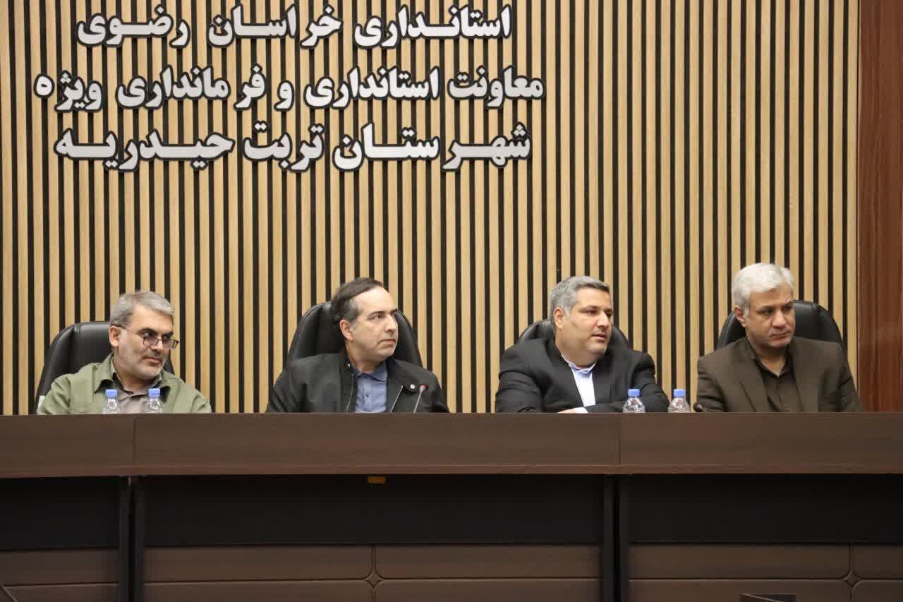 نشست معاون وزیر فرهنگ و ارشاد اسلامی با جامعه هنری تربت حیدریه 